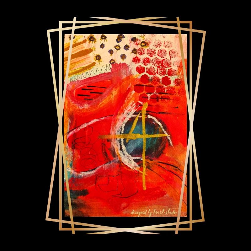 Abstraktion lebendiger geometrischer Formen