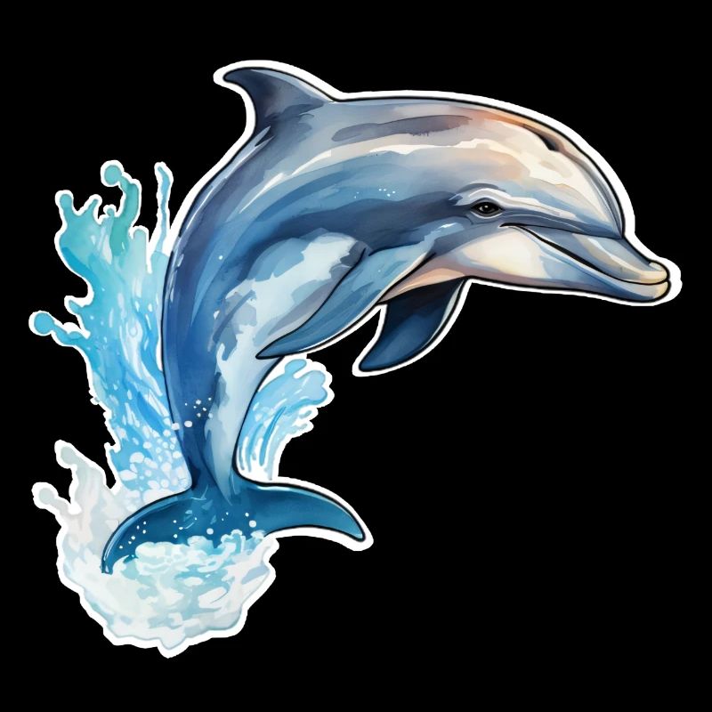 Delfin springend