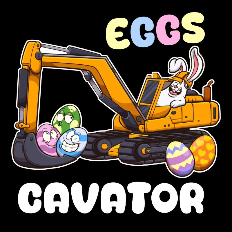 Jeu de mots de Pâques Eggscavator