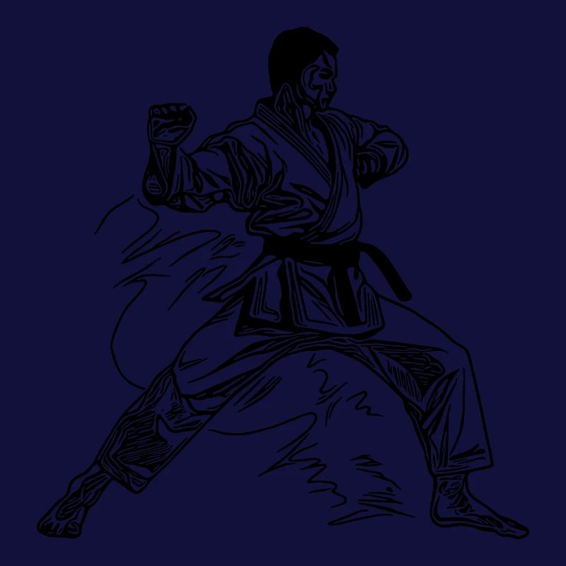 Karate Anzug Tattoo Dojo Style Kampfgeist