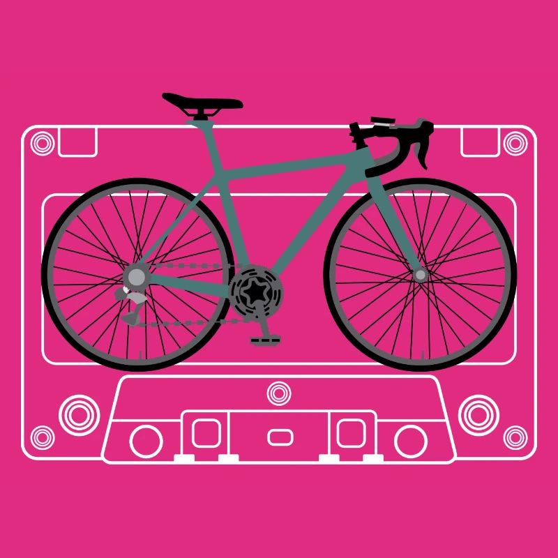 Impression de plan de vélo sarcelle
