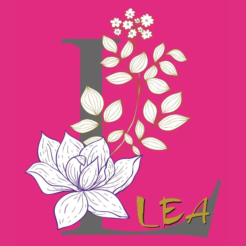 Buchstabe L Initiale Lea