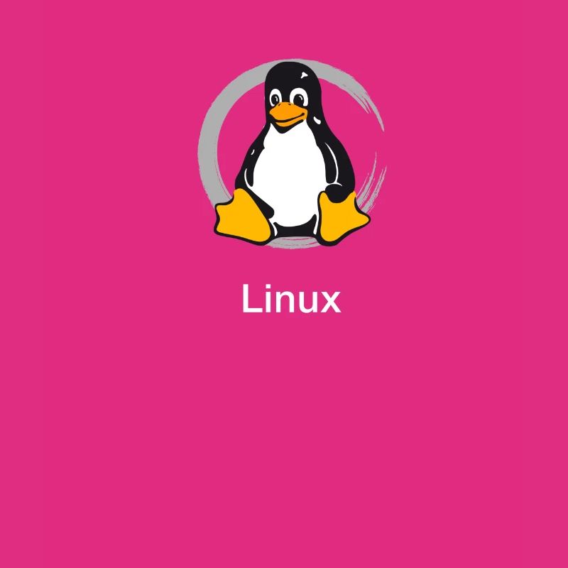 Pc computer Pinguin nerd geek Programmierer Admin