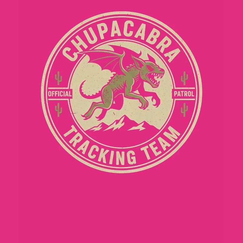 Chupacabra Pursuit Team Funny Cryptid Chupac