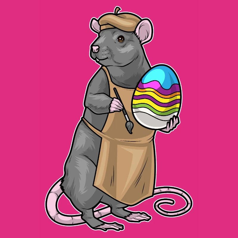 Rat Easter Painter