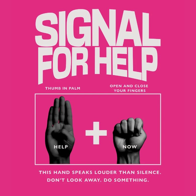 Signal for Help Hand Gesture Design