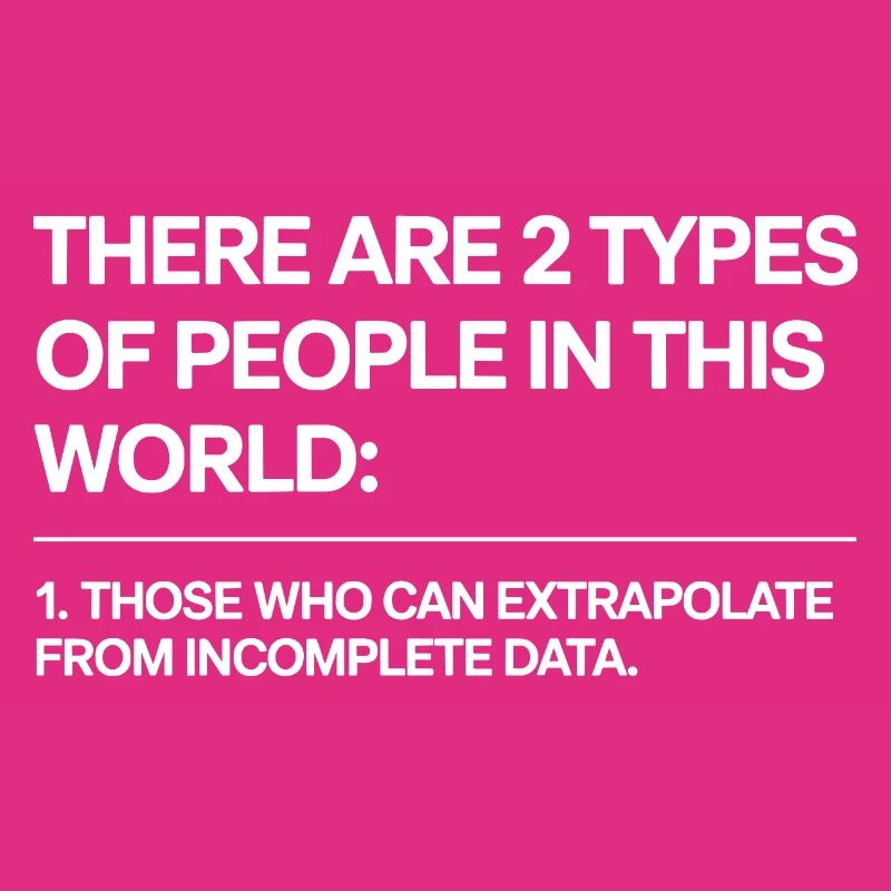 Statistik Analyse Data Science Extrapolation