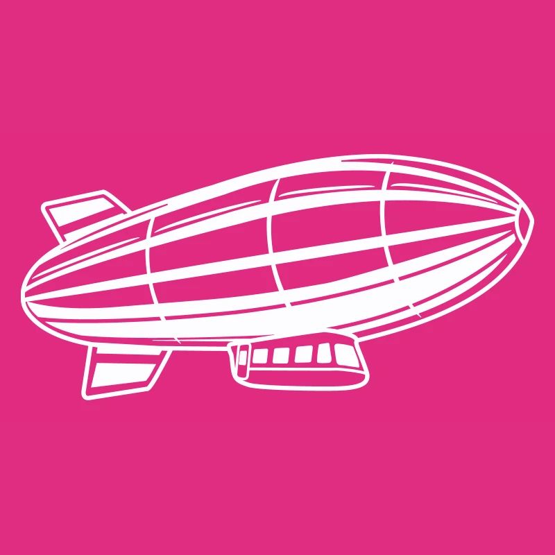 Silhouette de dirigeable Zeppelin