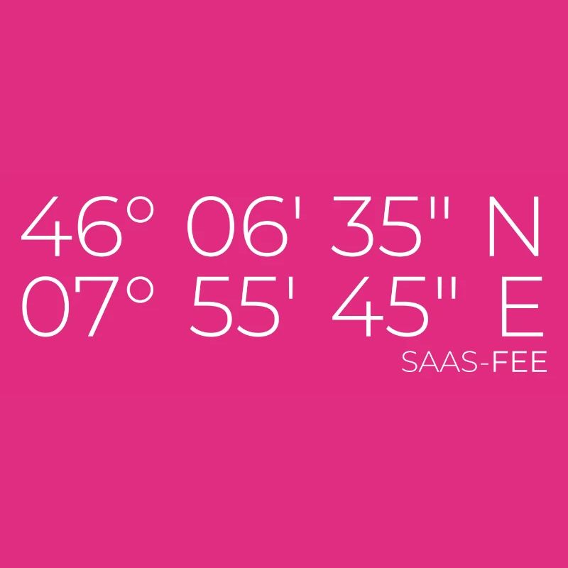 Coordinates Saas-Fee