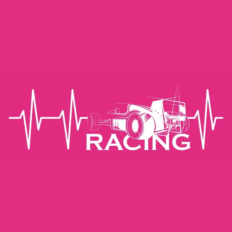 Pulse Formula Sketch Heartbeat Course de voitures de course