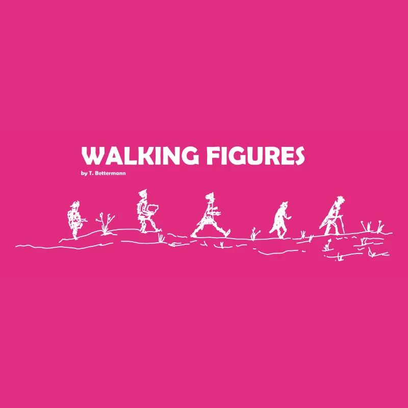 Figures de marche blanc