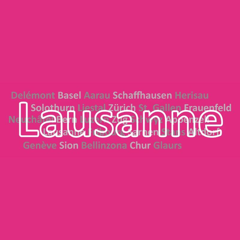 Schweizer Städte Lausanne