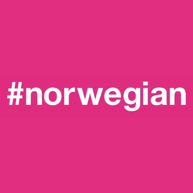 NORWEGIAN Norwegen Hashtag