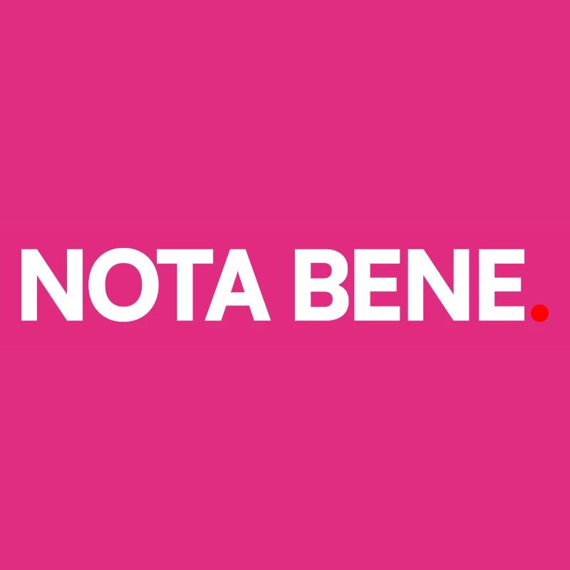 NOTA BENE | Minimalist humor expression