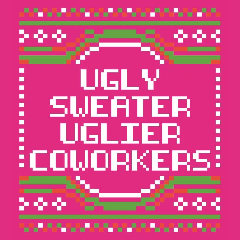 Pull de Noël moche de bureau Pull humoristique de bureau