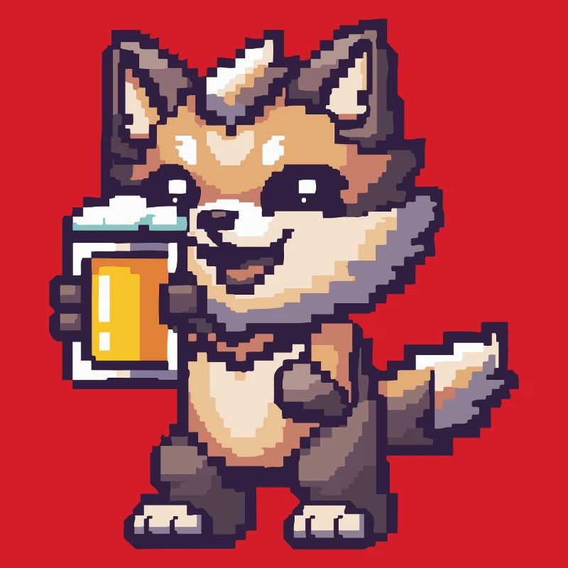 Wolf Pixel Bier