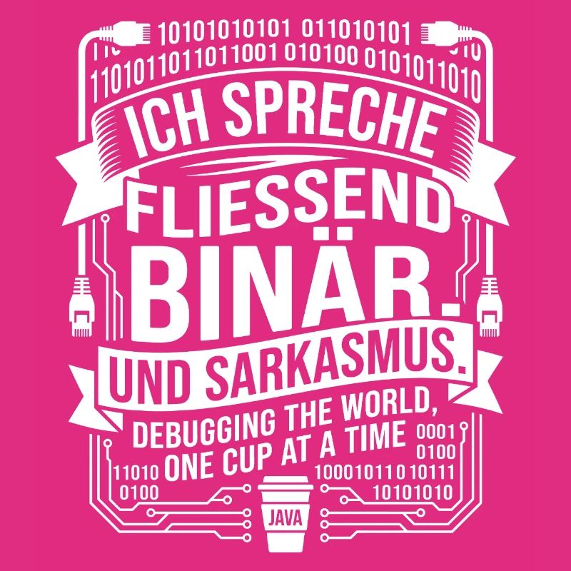 Coding Binärer Kaffee Sarkasmus