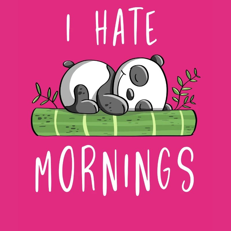 I Hate Mornings - Bambus Panda Bär - Comic