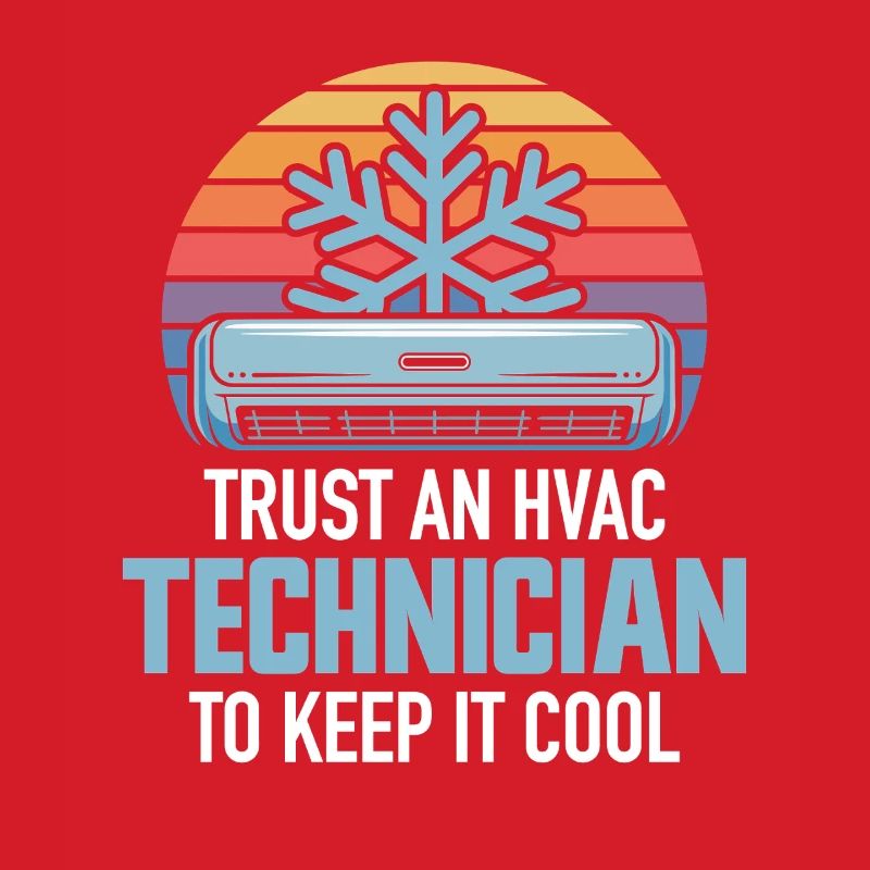 HVAC Technician Retro Climate Expert Design Professionals