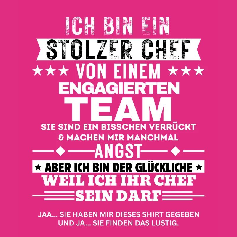 Fier patron d’une équipe dévouée