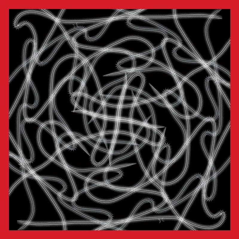 Design abstrait noir et blanc