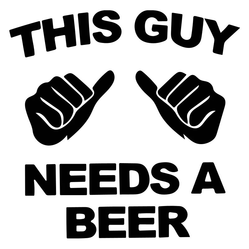 this guy needs a beer