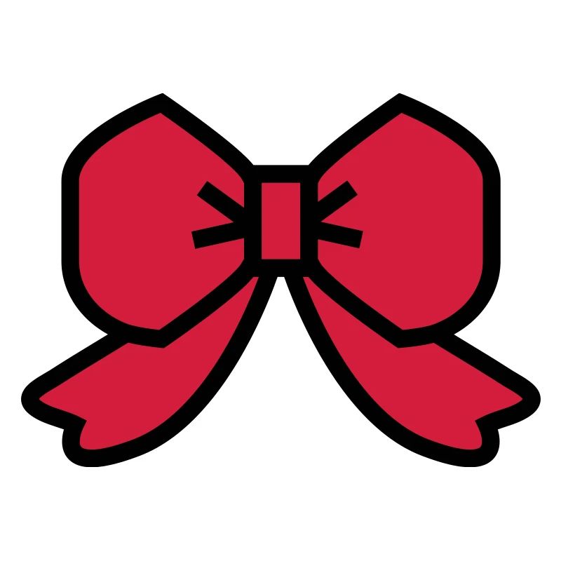 red ribbon bow