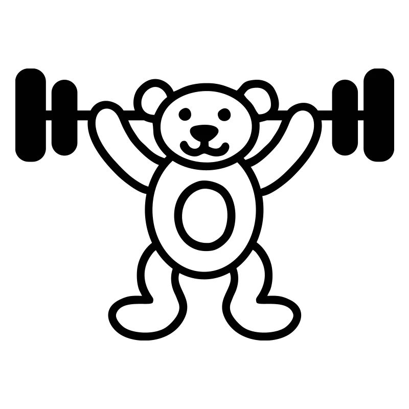 Bodybuilder bear