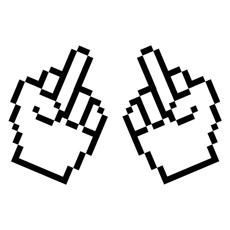 mittelfinger pixel