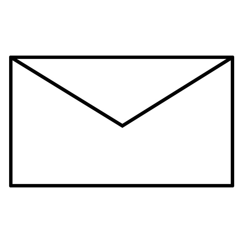 Letter envelope vector
