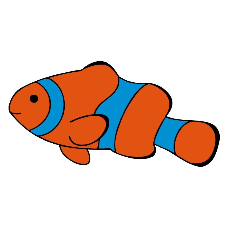 Clown Fish Drawing