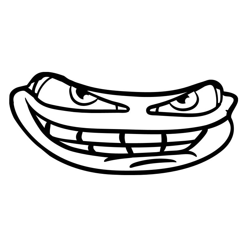 face head evil meme grin funny comic carto