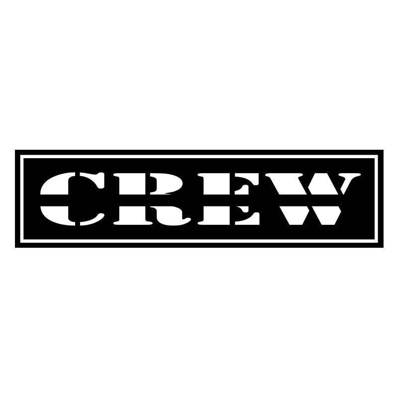 Crew design in patch format