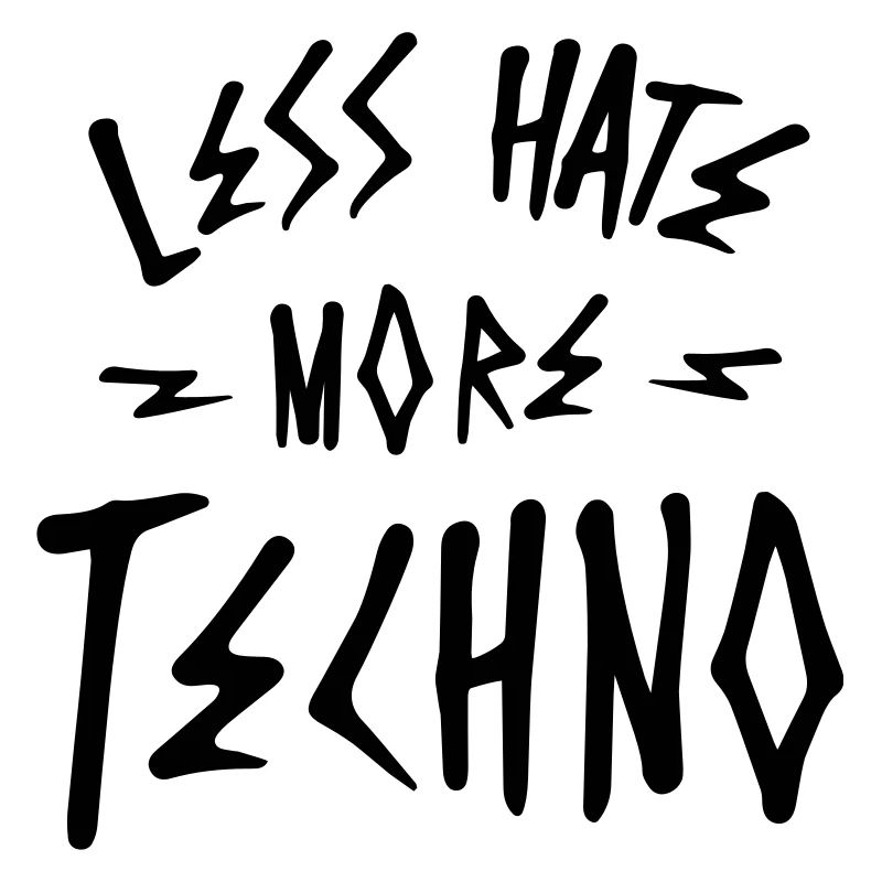Moins déteste plus de techno