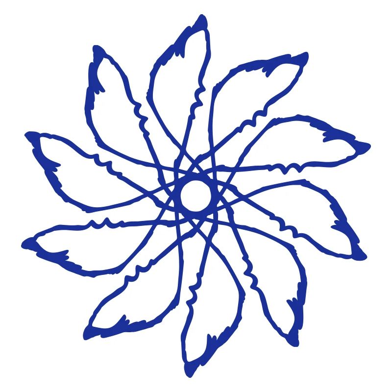 Random patterns circled Vectorgraphic