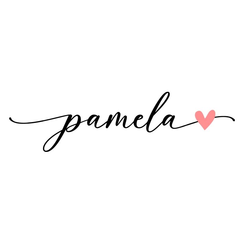 Pamela Name Calligraphy Font
