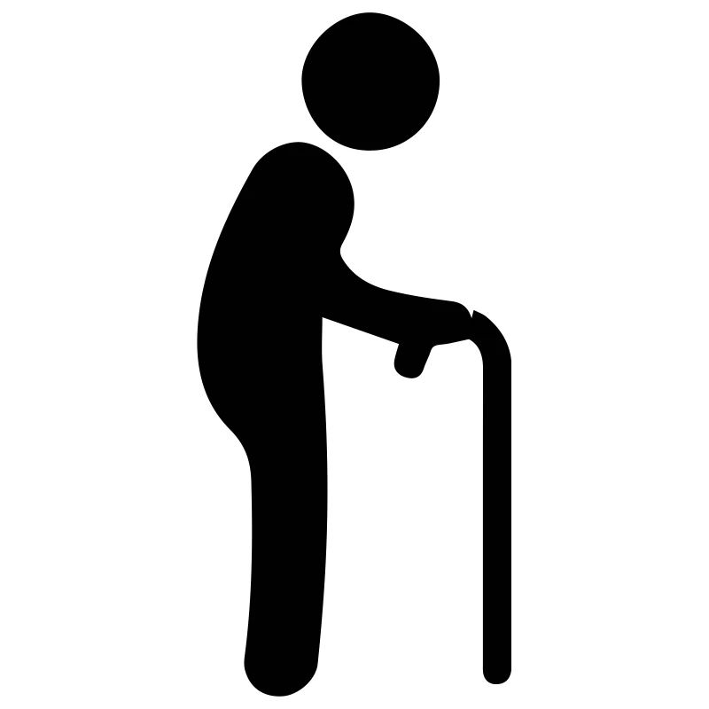 Old Man Silhouette