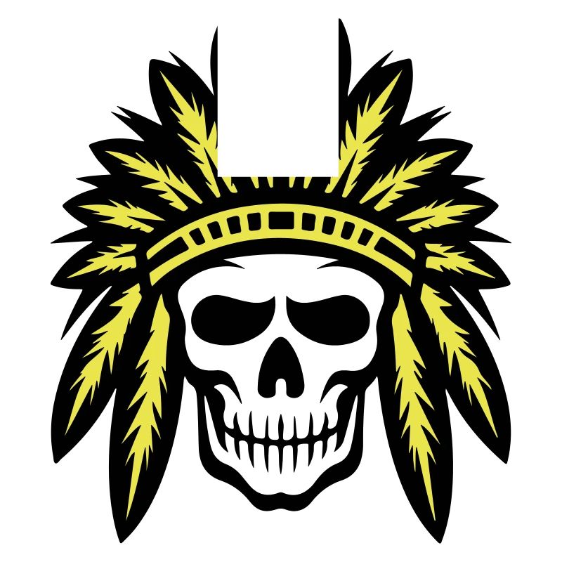 Crâne de chef indien apache