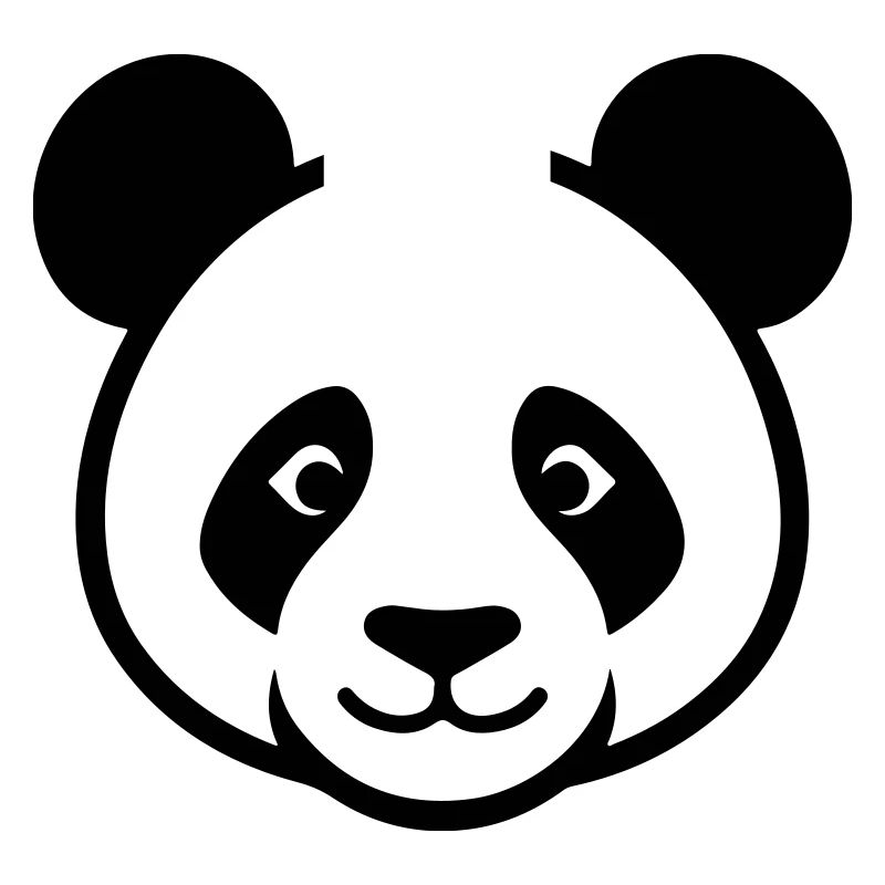 Tête de panda