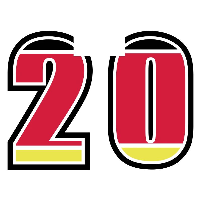 20 Numéro Allemagne Jersey