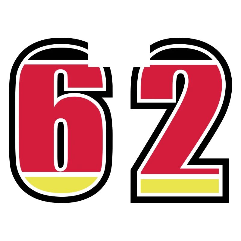 62 Numéro Allemagne Jersey
