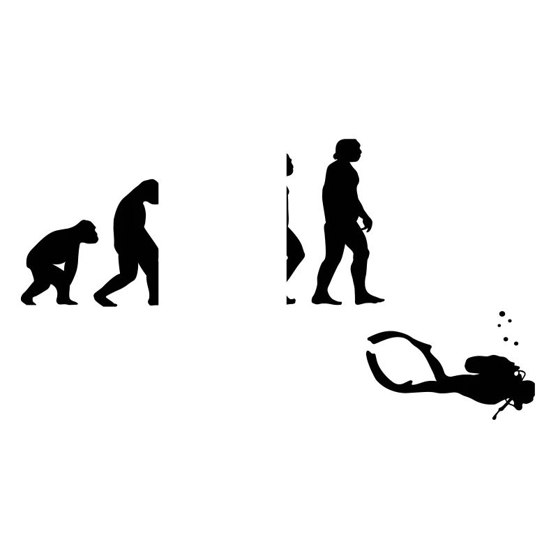 Evolution diving with a device