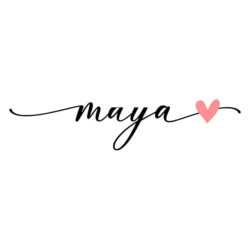 Mayan Name Calligraphy Script