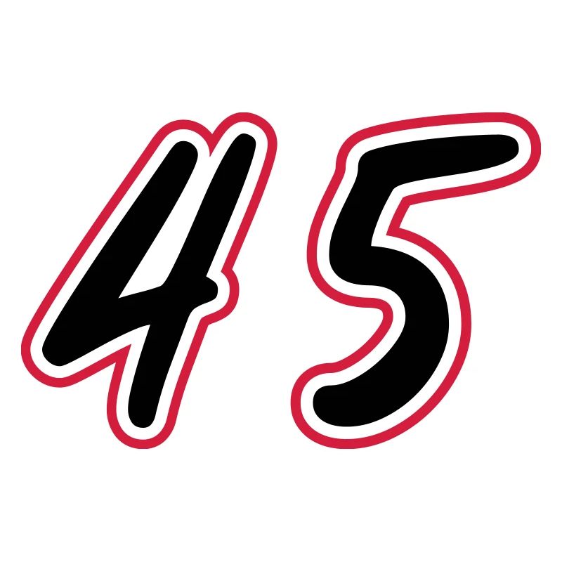 45 Number symbol