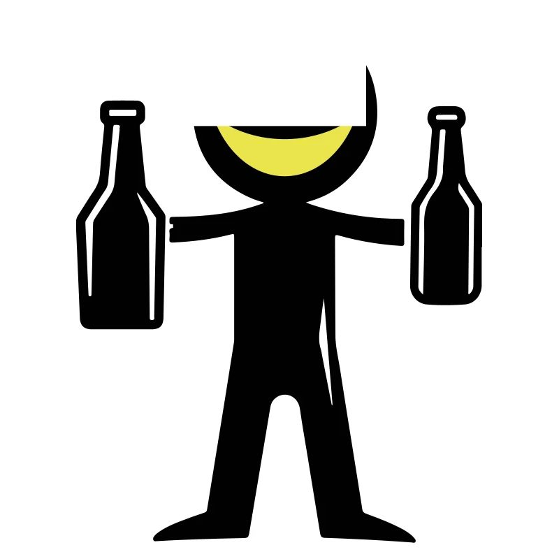 Strichmännchen Bier