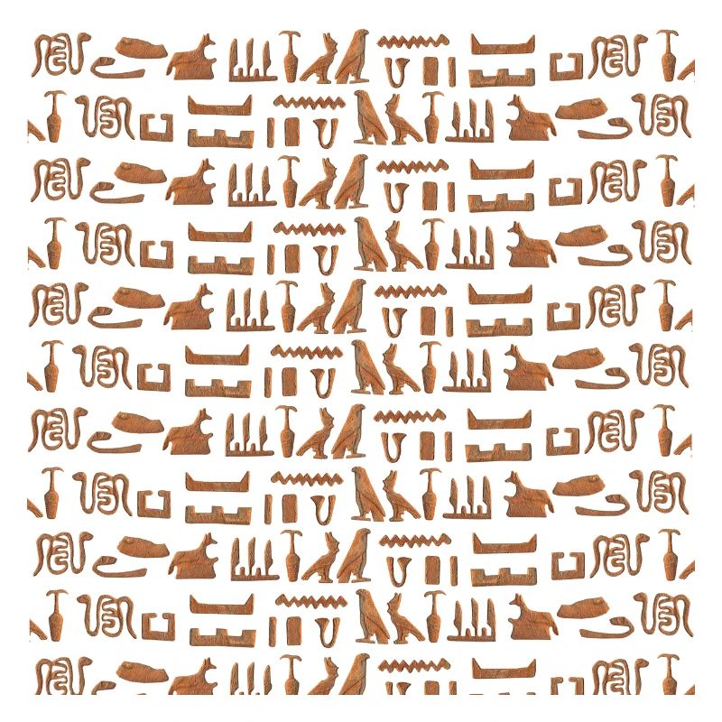 Ancient Egypt, hieroglyphic pattern, gift idea