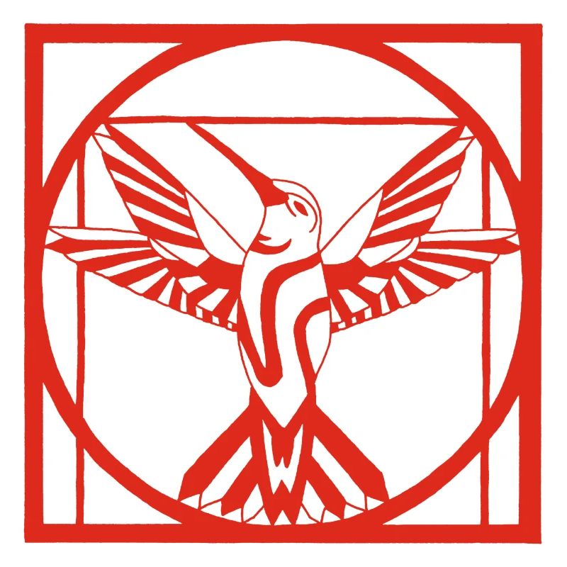Vitruvius red bird