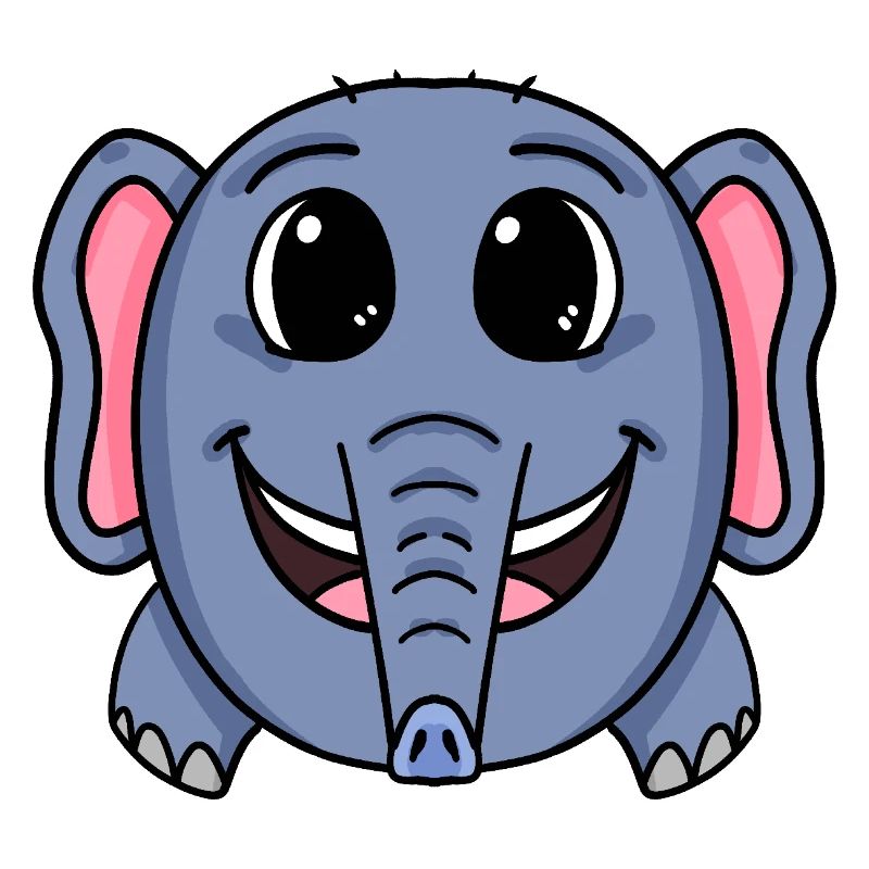 Eléphant mignon