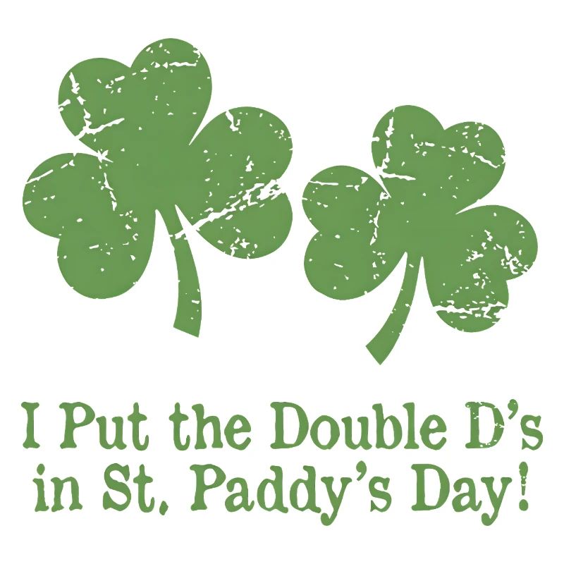 Humour de la Saint-Patrick : Double D Shamrocks
