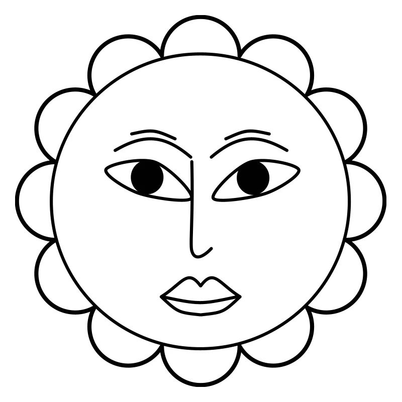 Schlichte Blume